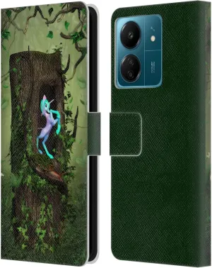 Head Case Designs Officially Licensed Simone Gatterwe Secret Wood Lands and Places Leather Book Wallet Case Cover Compatible with Xiaomi Redmi 13C 4G