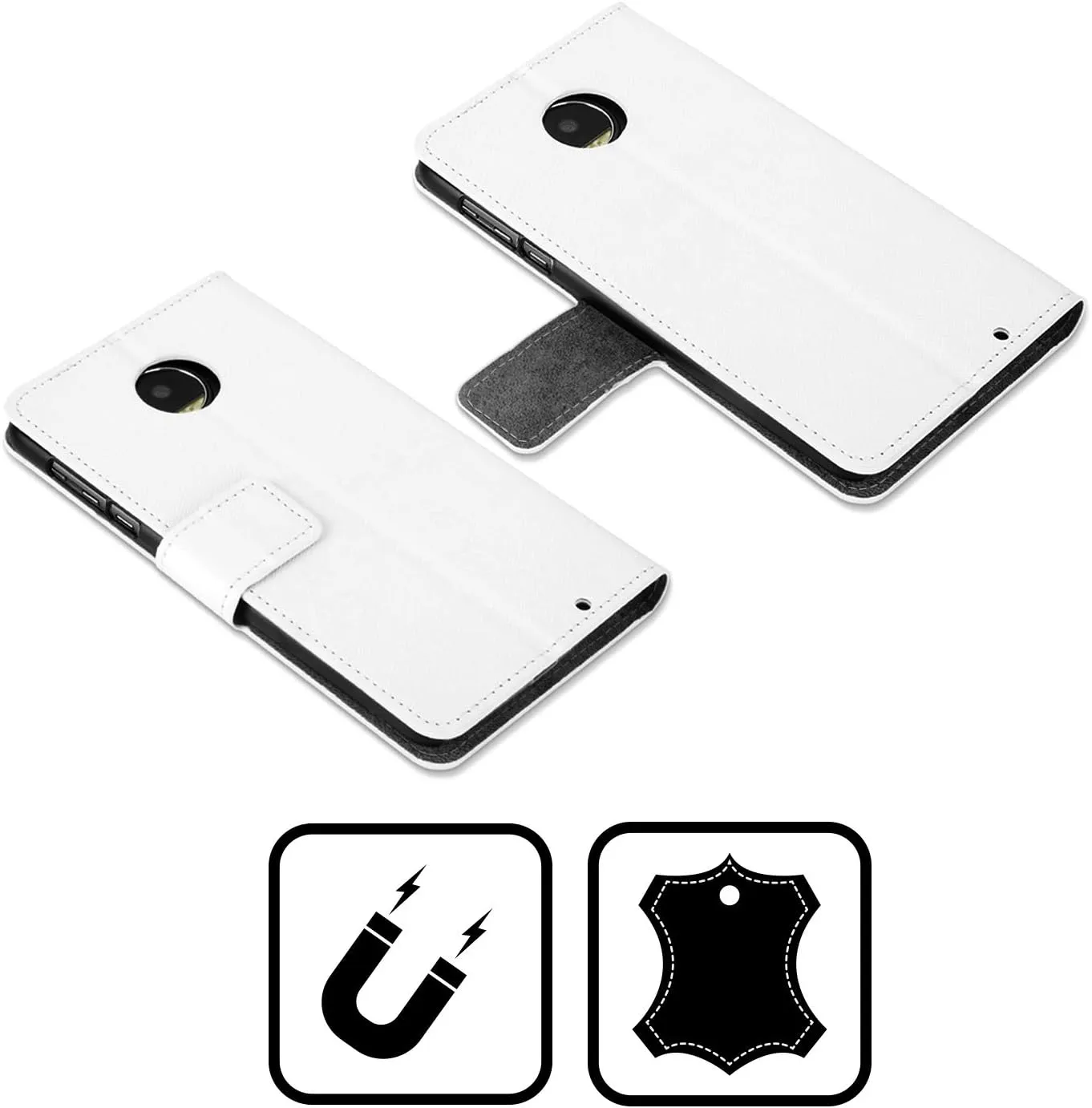 Head Case Designs Officially Licensed Vincent HIE Boxer Canidae Leather Book Wallet Case Cover Compatible with Motorola Edge 50 Fusion