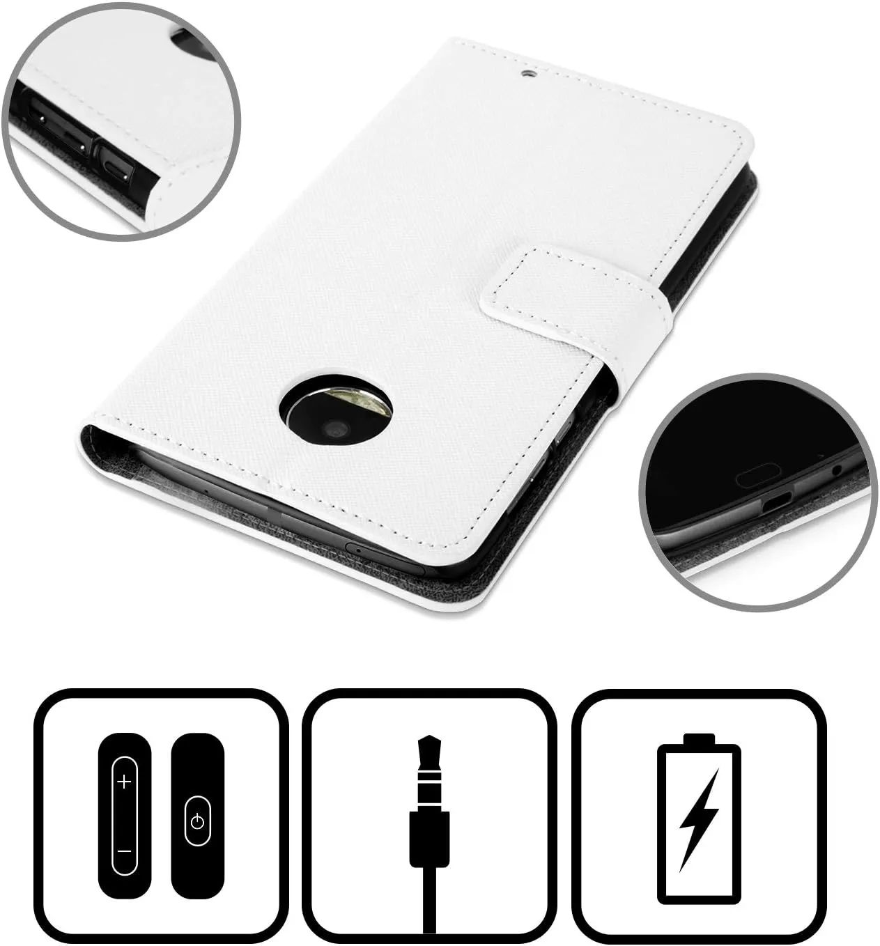 Head Case Designs Officially Licensed Vincent HIE Boxer Canidae Leather Book Wallet Case Cover Compatible with Motorola Edge 50 Fusion