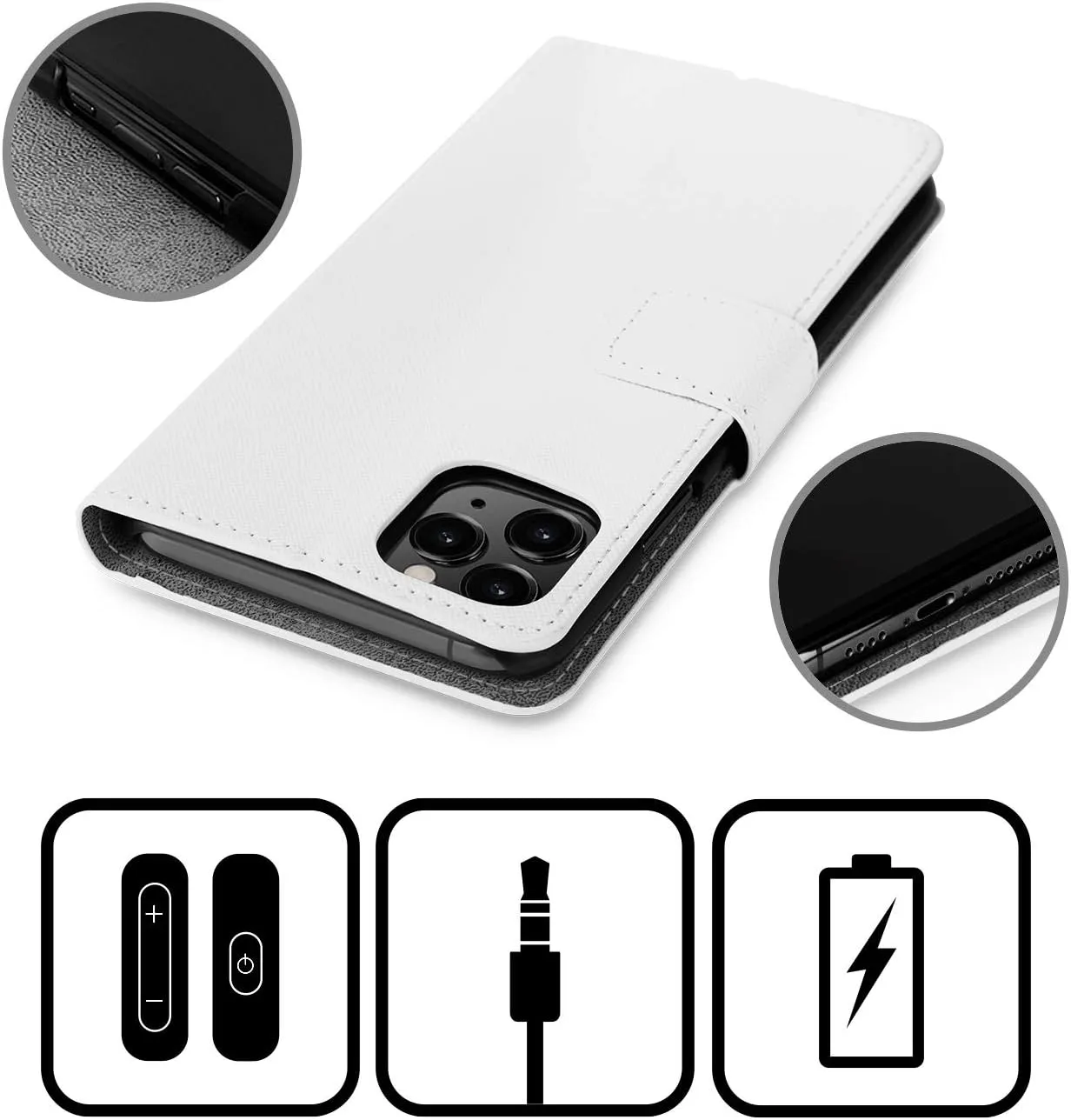 Head Case Designs Officially Licensed Vincent HIE Wolf Couple Canidae Leather Book Wallet Case Cover Compatible with Oppo Reno11