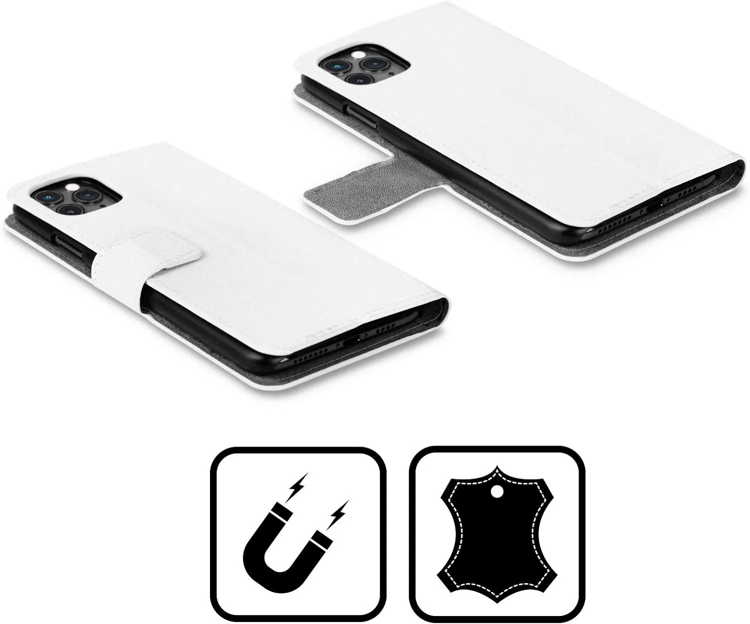 Head Case Designs Officially Licensed Vincent HIE Wolf Couple Canidae Leather Book Wallet Case Cover Compatible with Oppo Reno11