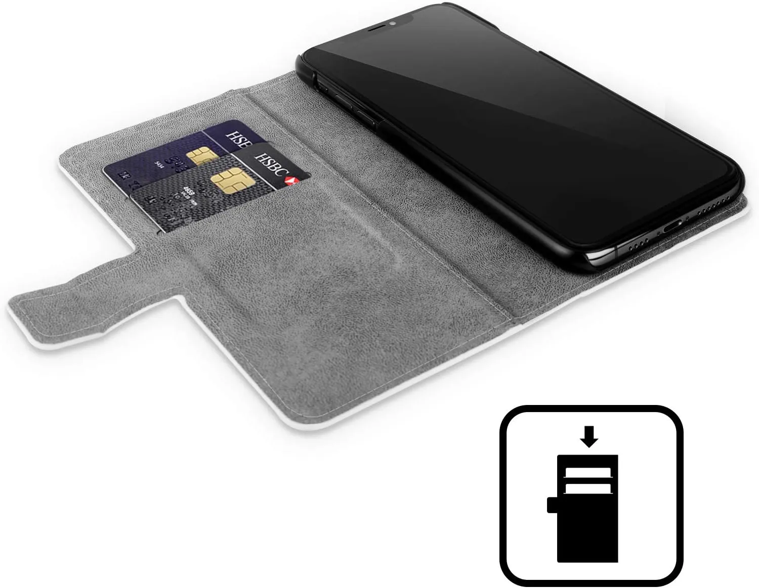 Head Case Designs Officially Licensed WWE Fathead Superstar NWO Leather Book Wallet Case Cover Compatible with Apple iPhone 11