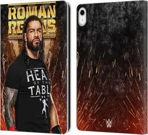 Head Case Designs Officially Licensed WWE Grunge Roman Reigns Leather Book Wallet Case Cover Compatible with Apple iPad 10.9 (2022)