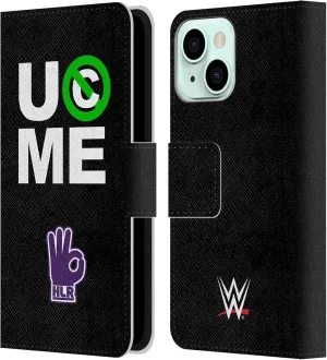 Head Case Designs Officially Licensed WWE John Cena Cenation Respect Superstars 9 Leather Book Wallet Case Cover Compatible with Apple iPhone 13 Mini