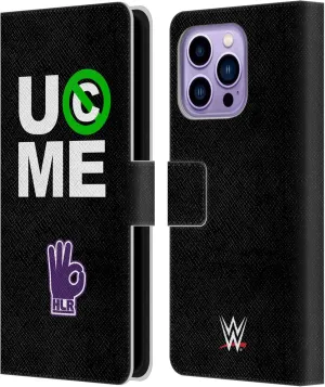 Head Case Designs Officially Licensed WWE John Cena Cenation Respect Superstars 9 Leather Book Wallet Case Cover Compatible with Apple iPhone 14 Pro Max