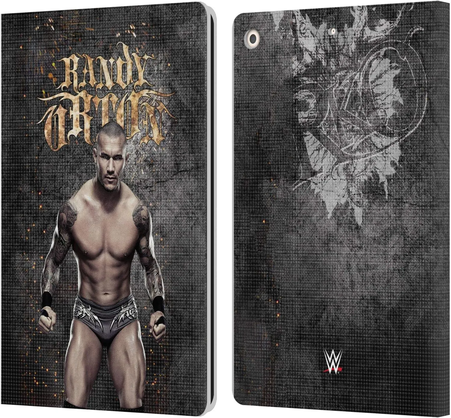 Head Case Designs Officially Licensed WWE LED Image Randy Orton Leather Book Wallet Case Cover Compatible with Apple iPad 10.2 2019/2020/2021