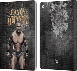 Head Case Designs Officially Licensed WWE LED Image Randy Orton Leather Book Wallet Case Cover Compatible with Apple iPad 10.2 2019/2020/2021