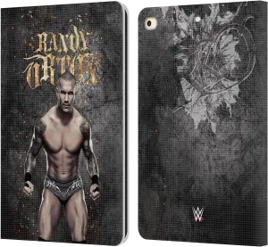 Head Case Designs Officially Licensed WWE LED Image Randy Orton Leather Book Wallet Case Cover Compatible with Apple iPad 9.7 2017 / iPad 9.7 2018