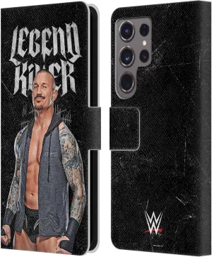 Head Case Designs Officially Licensed WWE Legend Killer Randy Orton Leather Book Wallet Case Cover Compatible with Samsung Galaxy S24 Ultra 5G