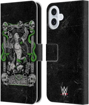 Head Case Designs Officially Licensed WWE Poster Art Randy Orton Leather Book Wallet Case Cover Compatible with Apple iPhone 16 Plus