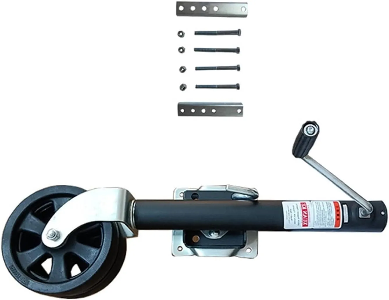 Heavy Duty Marine Swivel Trailer Jack - Boat Trailer Jack With Wheel, Trailer Support Wheel, 20cm Double Wheel, 900kg Capacity, 28cm Lifting, Galvanized Support Wheel, For Caravans, Boats ( Color : B