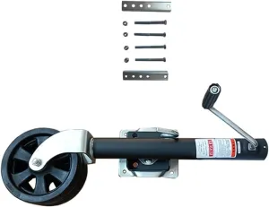 Heavy Duty Marine Swivel Trailer Jack - Boat Trailer Jack With Wheel, Trailer Support Wheel, 20cm Double Wheel, 900kg Capacity, 28cm Lifting, Galvanized Support Wheel, For Caravans, Boats ( Color : B