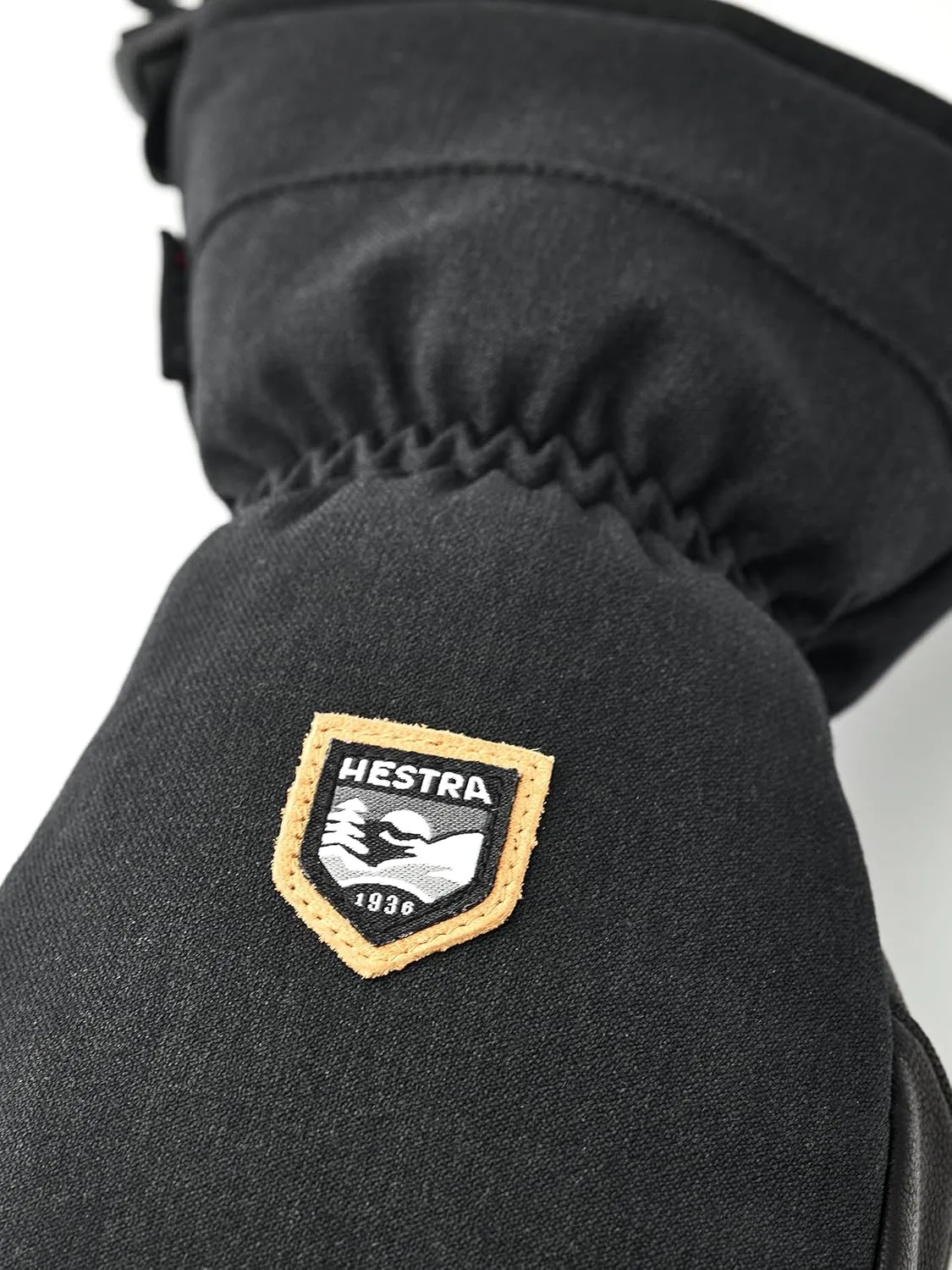 Hestra Unisex CZone Mountain Mitt, Waterproof, Windproof Leather Alpine Ski Mittens for Men & Women