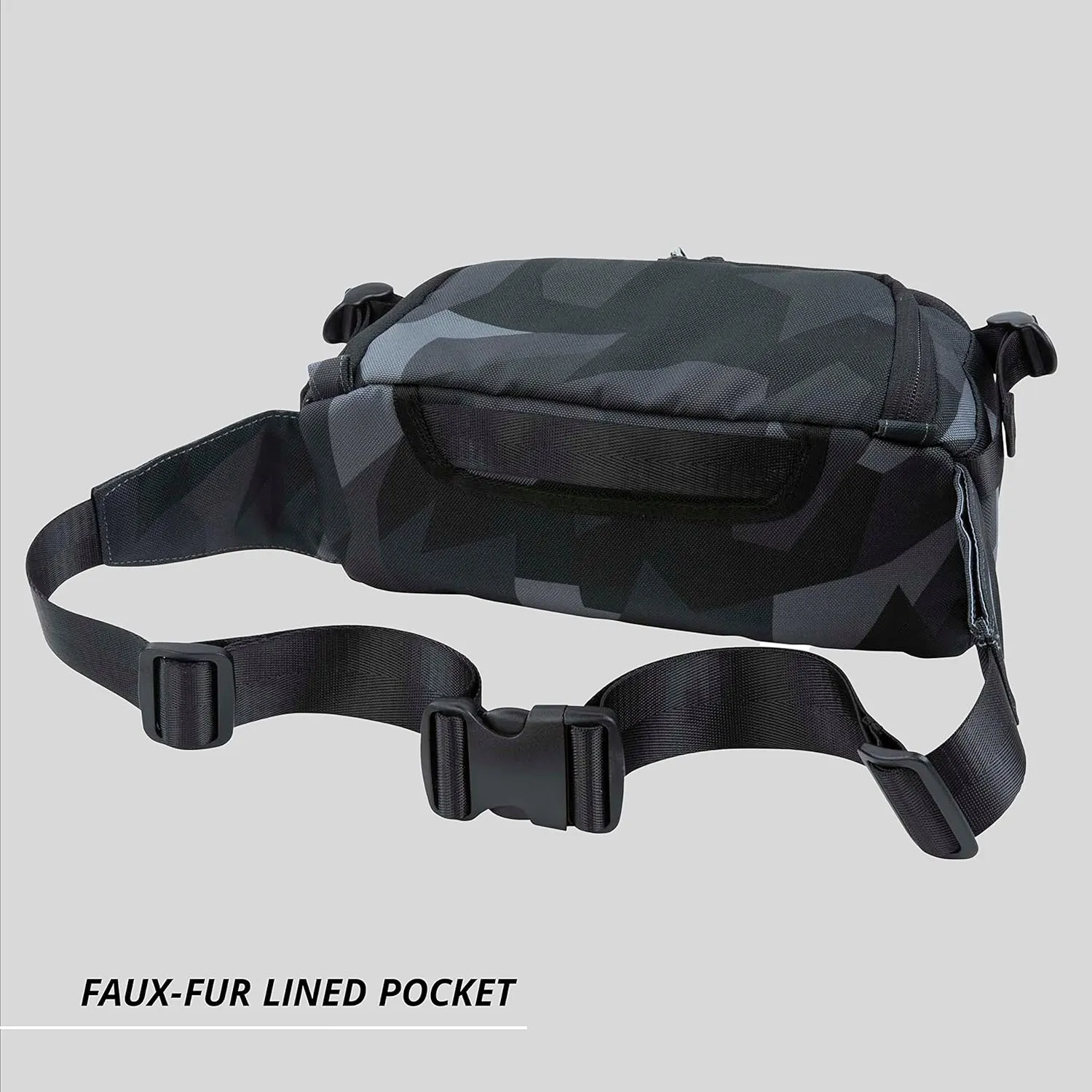 HEX Ranger Camera Mini Sling, Lightweight Water Resistant Mirrorless Camera Sling with YKK Zippers, Interior Dividers, Adjustable Load Straps & More, Glacier Camo