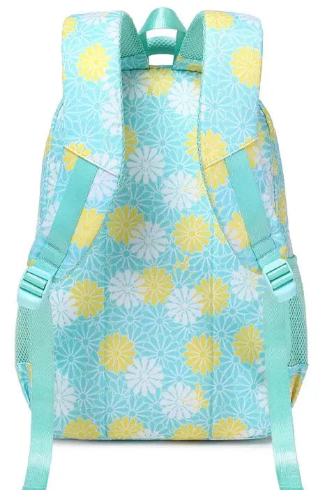 High Quality Bright Floral School Bag Set