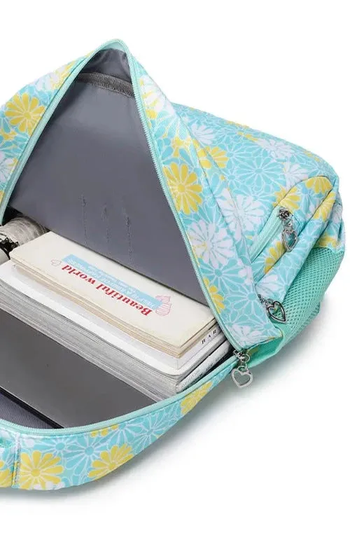 High Quality Floral School Bag Set