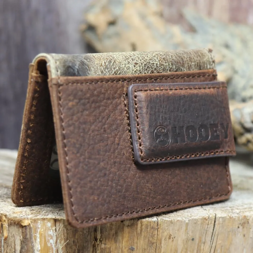 HOOEY Leather Tri-Fold Men's Wallet (Chishold - Tricolor)