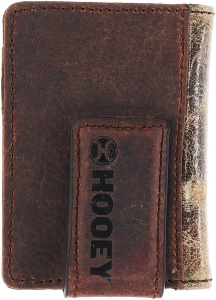 HOOEY Leather Tri-Fold Men's Wallet (Chishold - Tricolor)