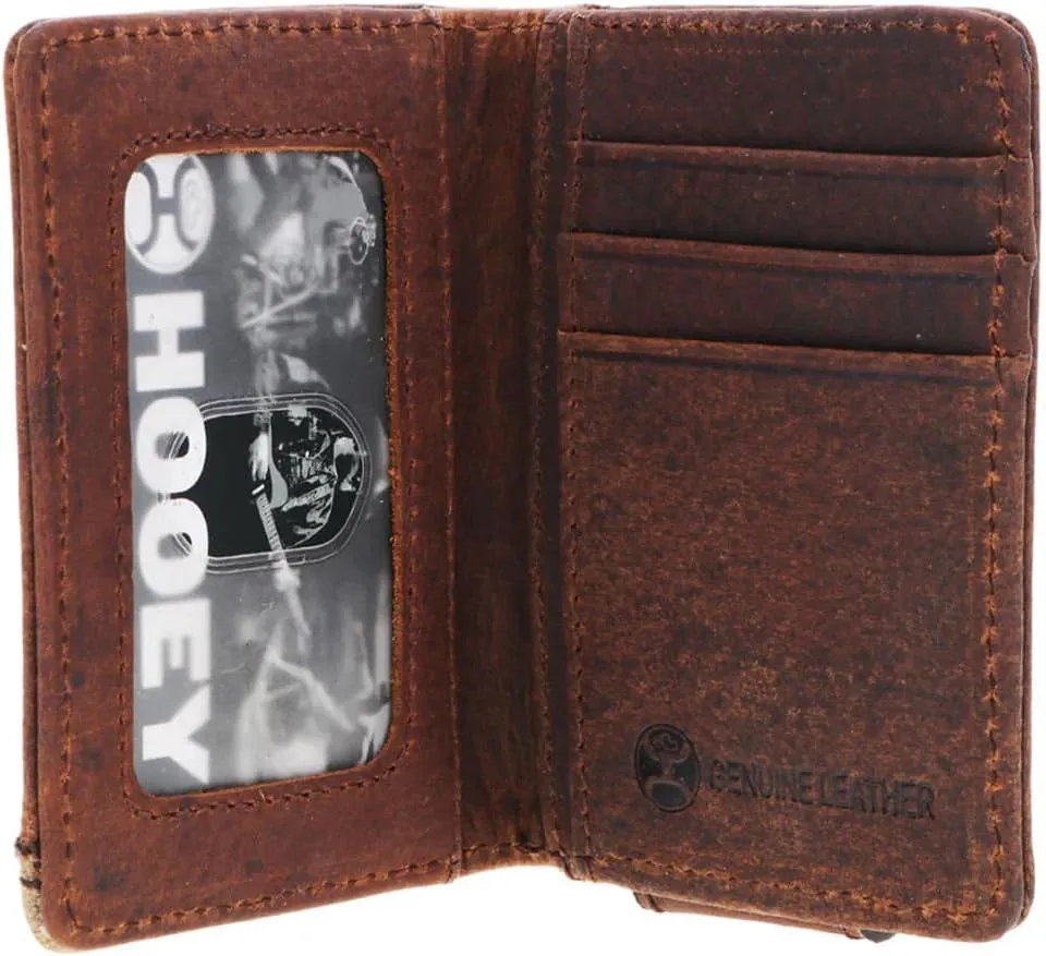 HOOEY Leather Tri-Fold Men's Wallet (Chishold - Tricolor)