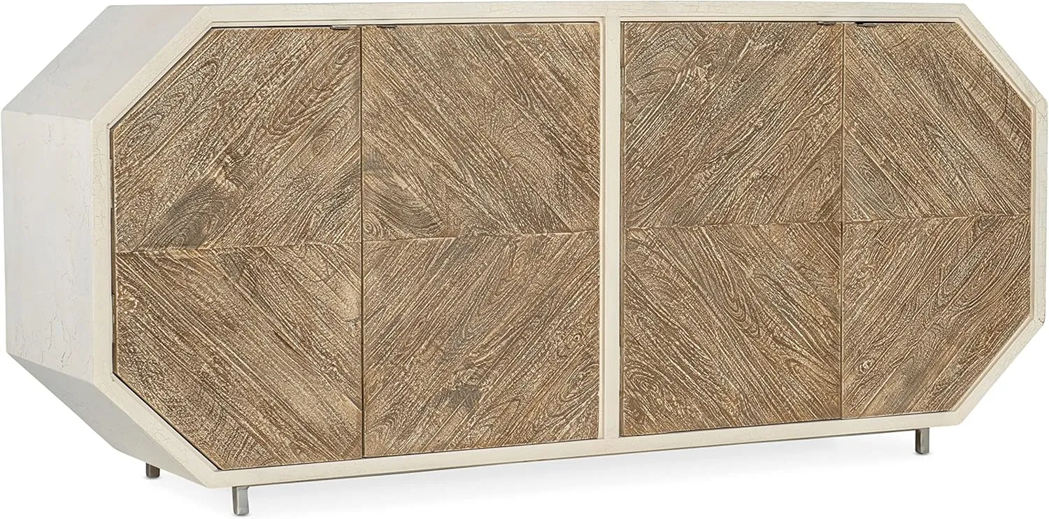 Hooker Furniture Commerce & Market Angles Credenza in White Wood