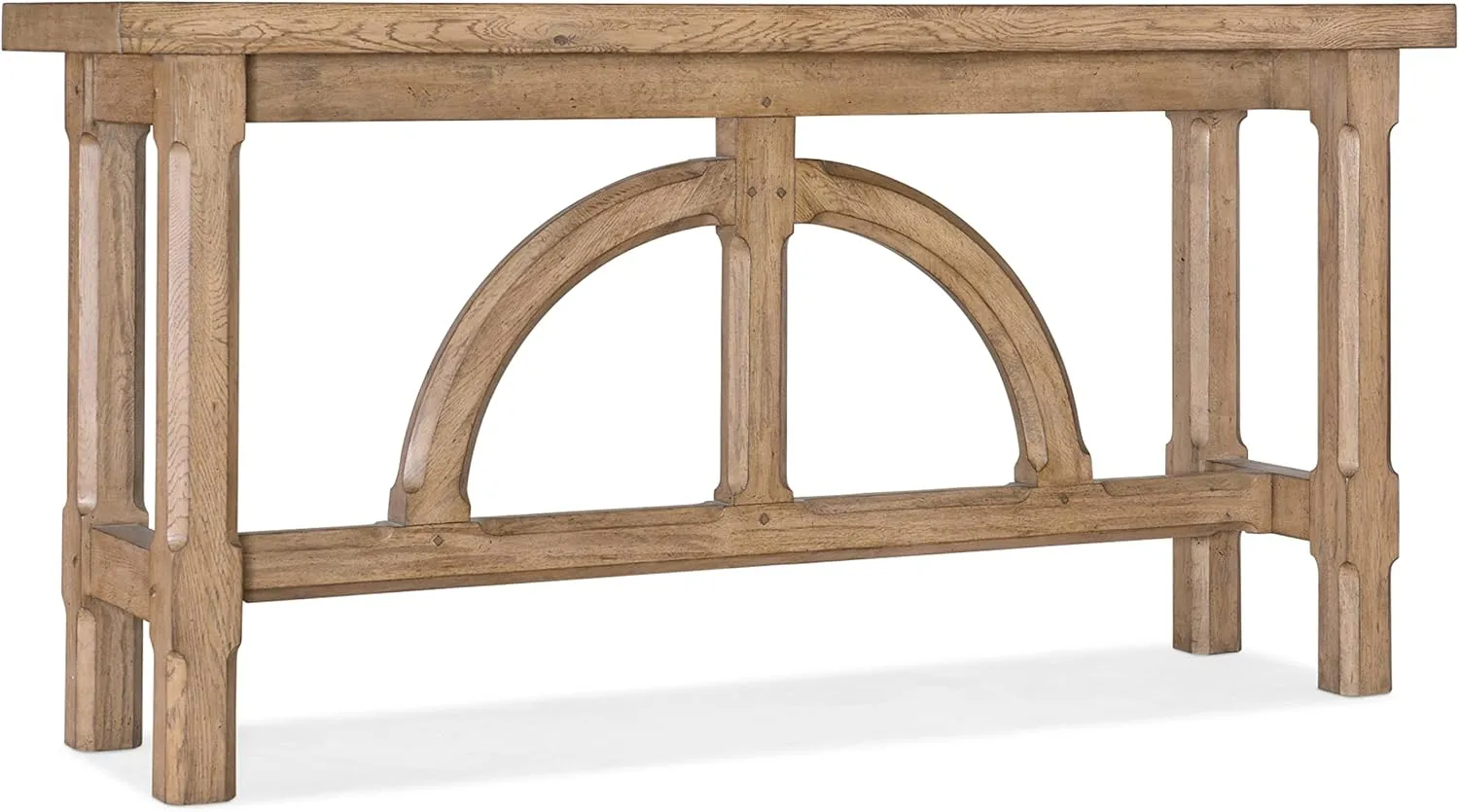 Hooker Furniture Commerce & Market Console in Brown Wood