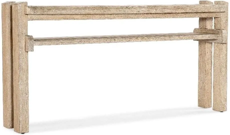 Hooker Furniture Commerce & Market Console in Brown Wood