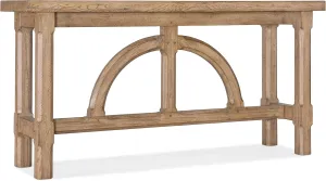 Hooker Furniture Commerce & Market Console in Brown Wood