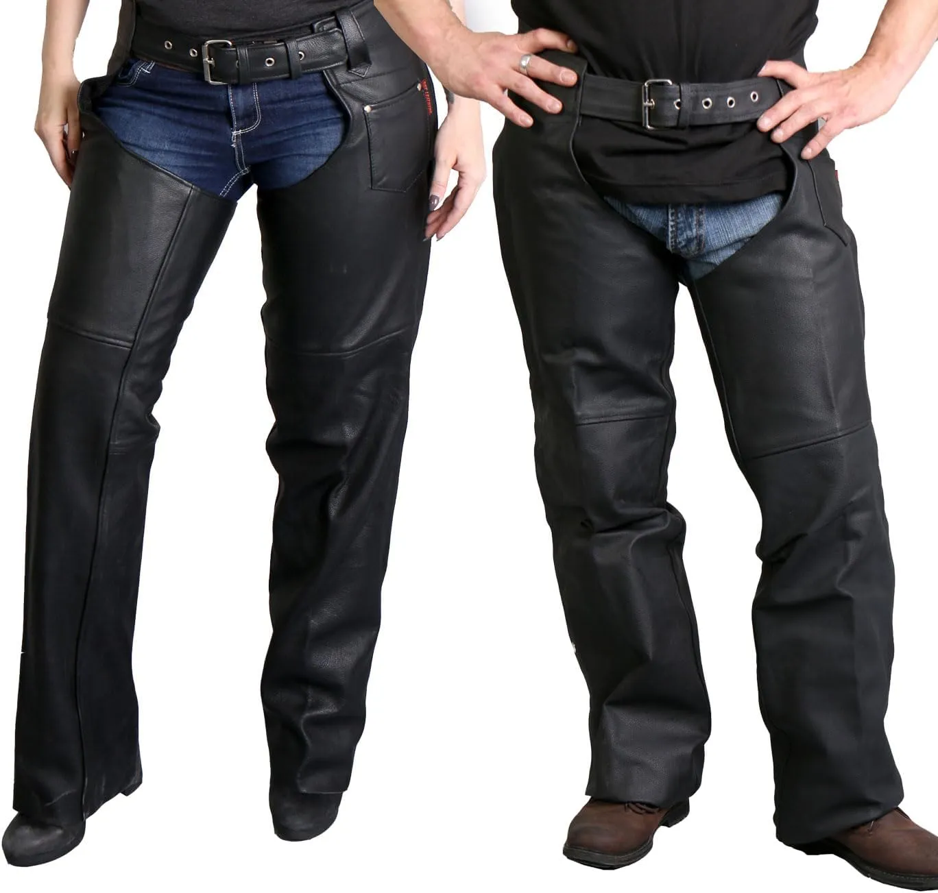 Hot Leathers Fully Lined Leather Chaps