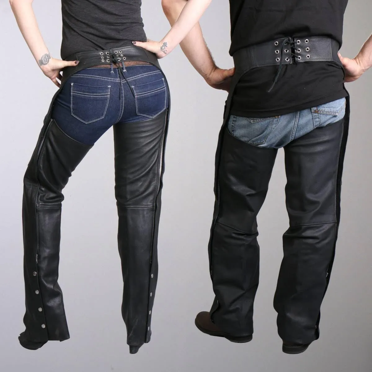 Hot Leathers Fully Lined Leather Chaps