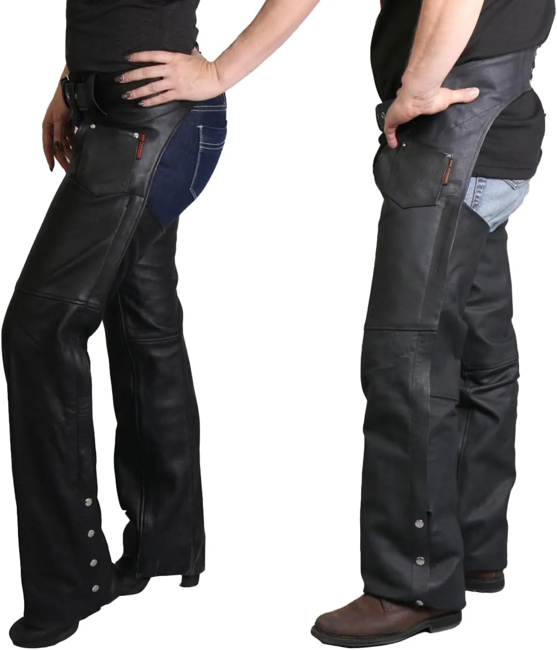 Hot Leathers Fully Lined Leather Chaps