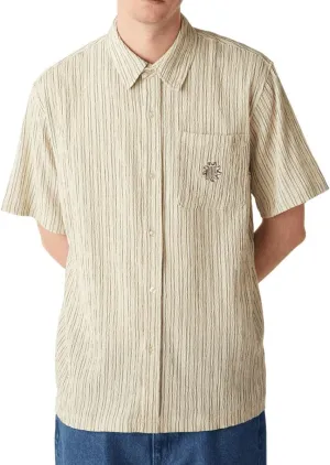 HUF Apollo Striped Shirt - Natural - MD