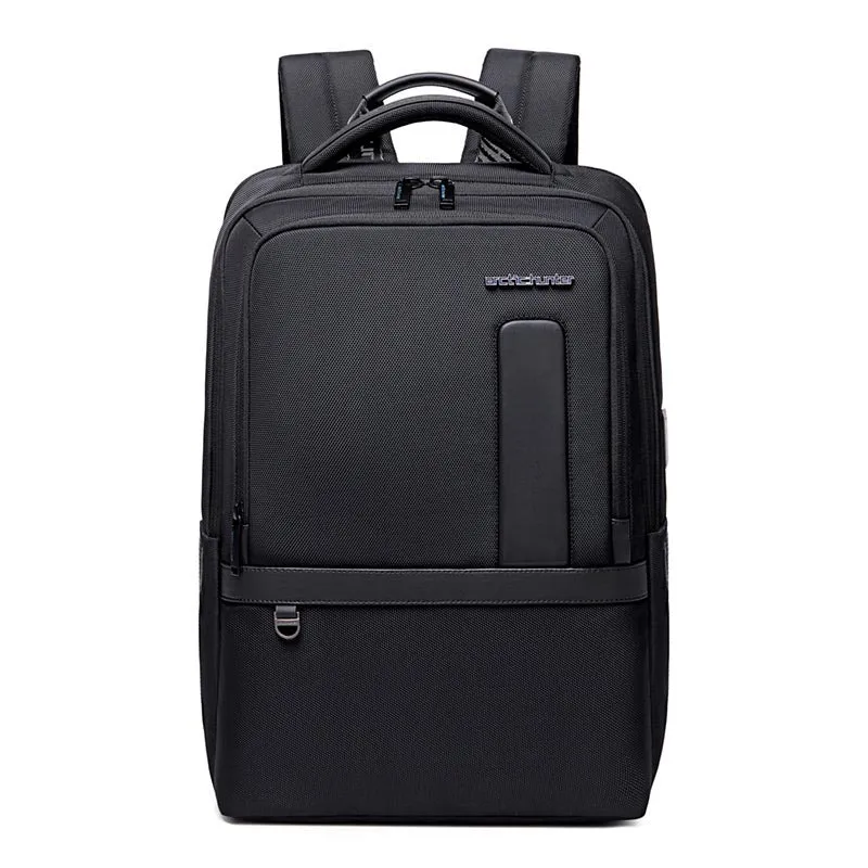 Hunter 16 Inch Expandable Laptop Backpack Water Repellent School Office Travel Day Pack with Built in USB port, B00490