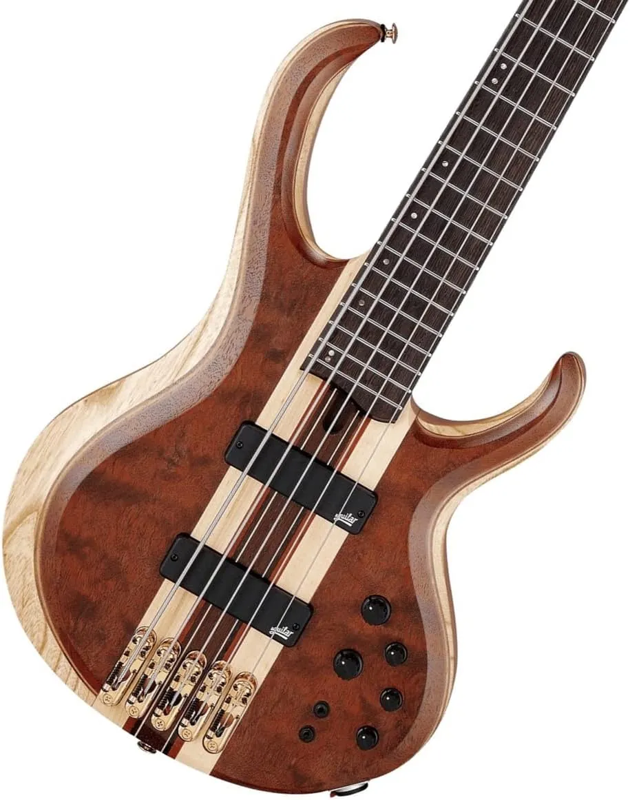 Ibanez Premium BTB1835 Bass Guitar - Natural Shadow Low Gloss