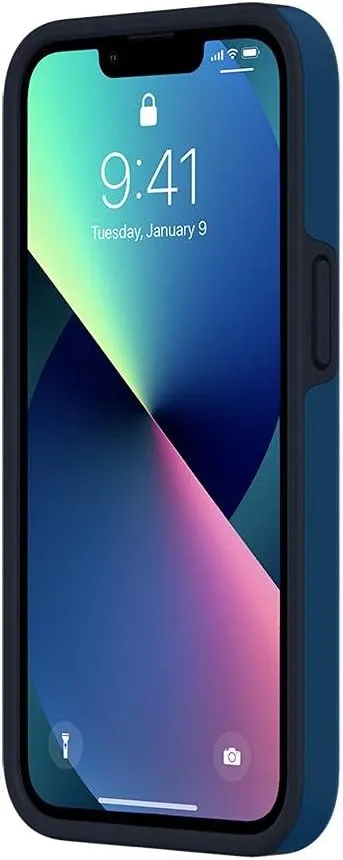 Incipio Duo Case for iPhone 13 Pro (6.1") – Magsafe & Wireless Charging Compatible, Slim Dual-Layer Protective Case with 12ft Drop Protection, Shock-Absorbing, Scratch-Resistant Cover - Denim Blue