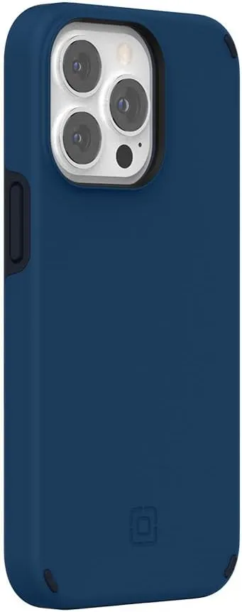 Incipio Duo Case for iPhone 13 Pro (6.1") – Magsafe & Wireless Charging Compatible, Slim Dual-Layer Protective Case with 12ft Drop Protection, Shock-Absorbing, Scratch-Resistant Cover - Denim Blue