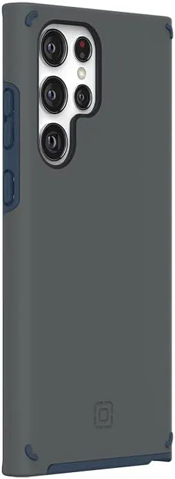 Incipio Duo Protective Case Compatible with Samsung Galaxy S22 Ultra 5G - Slate Gray/Moonlit Blue - SA-2020-GRBL