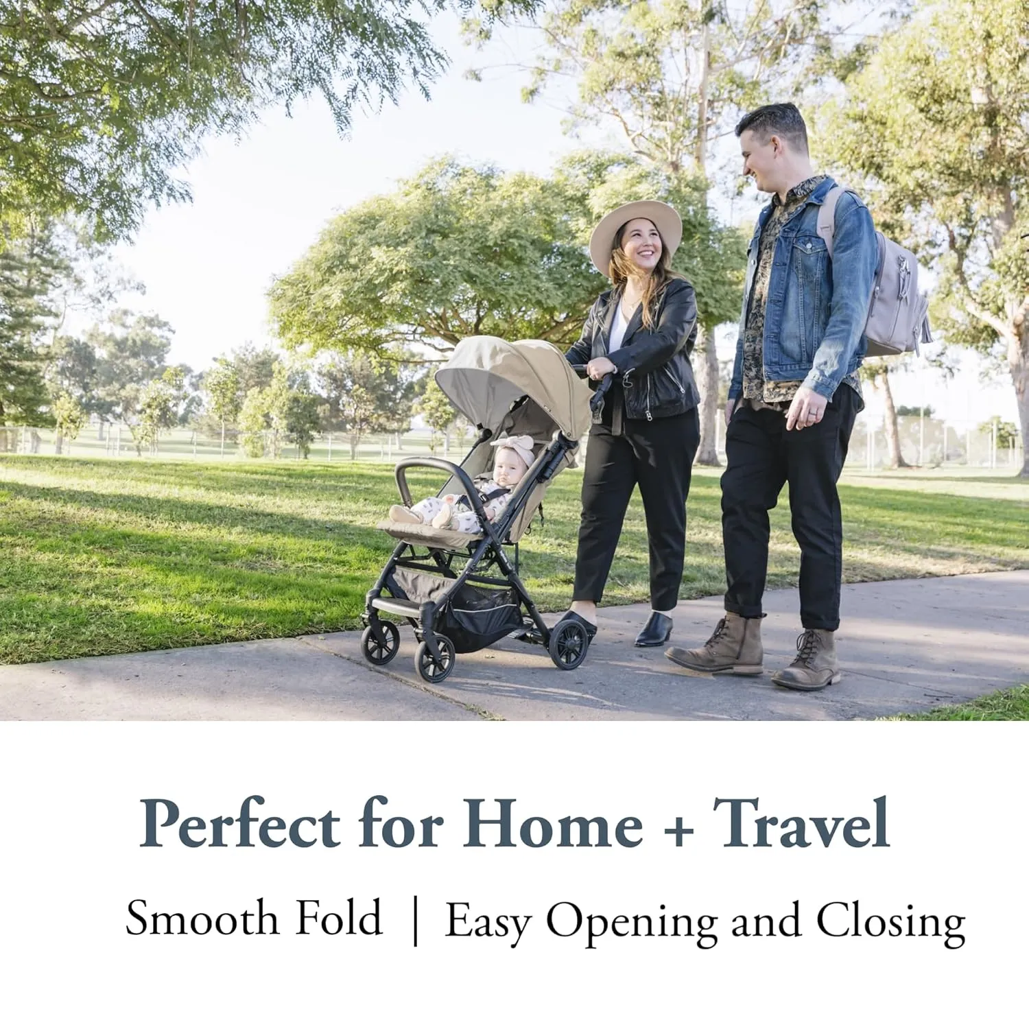 Inglesina Quid Stroller - Alpaca Beige - Ultra Compact Lightweight Travel Stroller, Babies and Toddlers, Airplane Overhead, Foldable, Reclining Seat, Collapsible Canopy, 3 Months - 50 lbs, BPA Free
