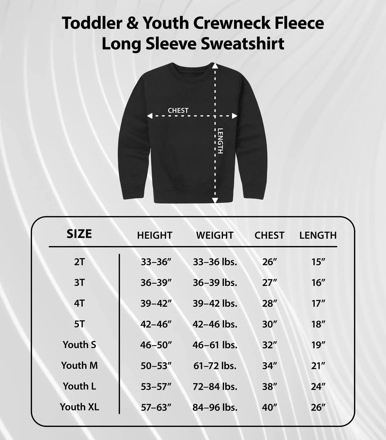 Instant Message - Happy First Day of School - Toddler & Youth Crewneck Fleece Sweatshirt