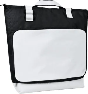 Insulated Cooler Bag,Leakproof Soft Cooler Tote Bag, Front Expandable Pocket Make Large Reusable Grocery Bags for Hot Cold Food,Camping CoolerTravel Insulated Bag, Beach Cooler Bag