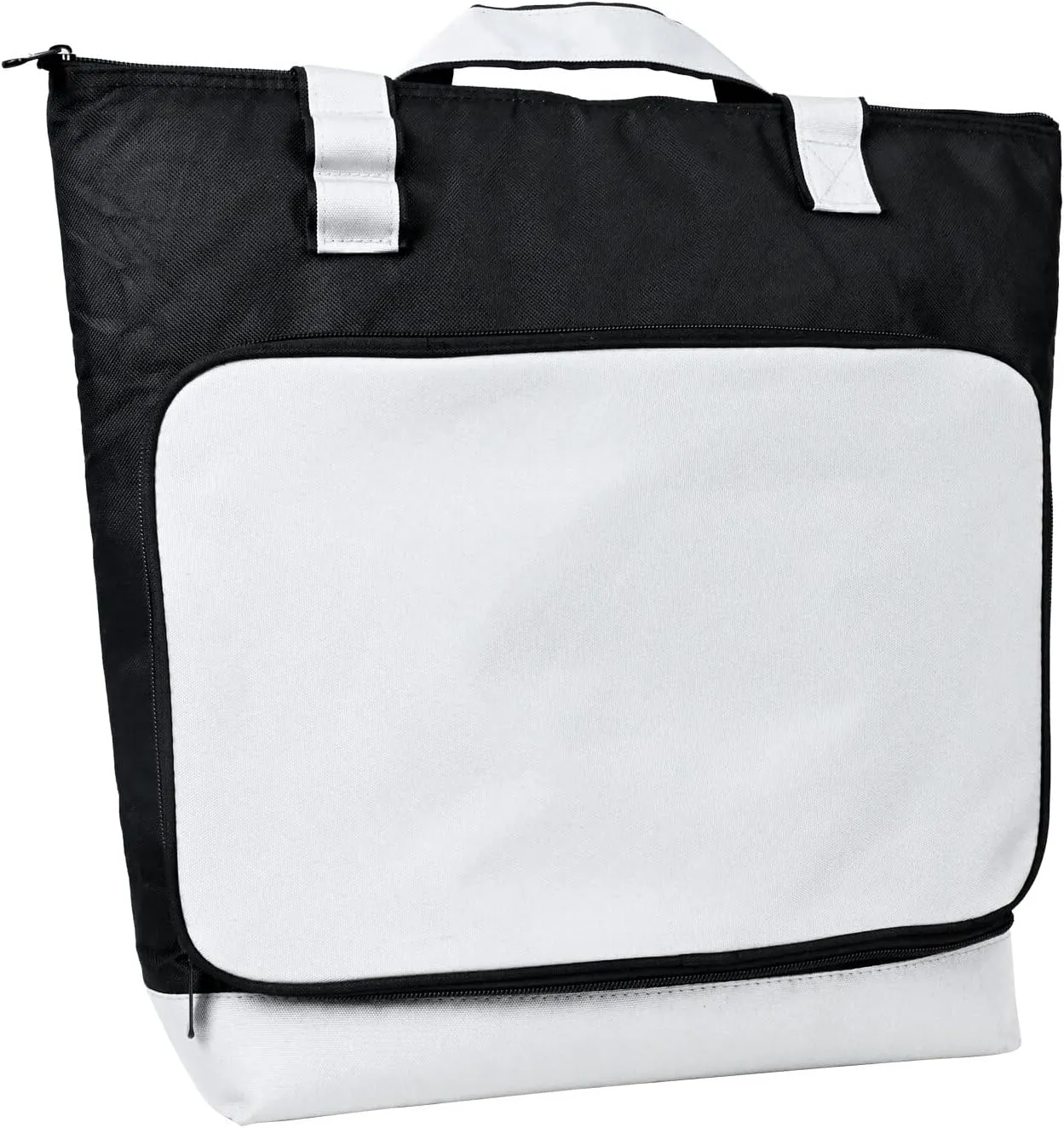 Insulated Cooler Bag,Leakproof Soft Cooler Tote Bag, Front Expandable Pocket Make Large Reusable Grocery Bags for Hot Cold Food,Camping CoolerTravel Insulated Bag, Beach Cooler Bag