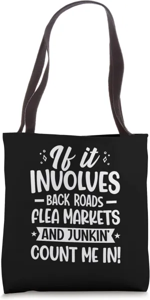 Involves Flea Market Marketer Agent Businessperson Tote Bag