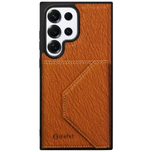 iPefet Leather Wallet With Card Holder Case for Samsung