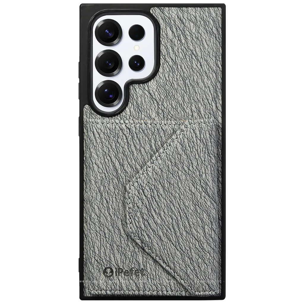 iPefet Leather Wallet With Card Holder Case for Samsung