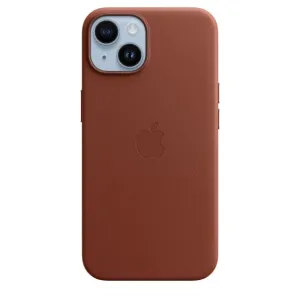 iPhone 14 Leather Case - Umber Brown