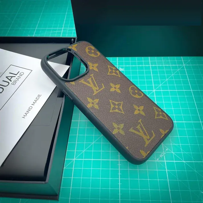 iPhone 14 Louis Vuitton Leather Case