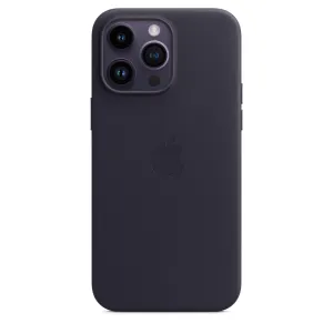 iPhone 15 Pro Leather Case (Not Magsafe) - Ink Blue