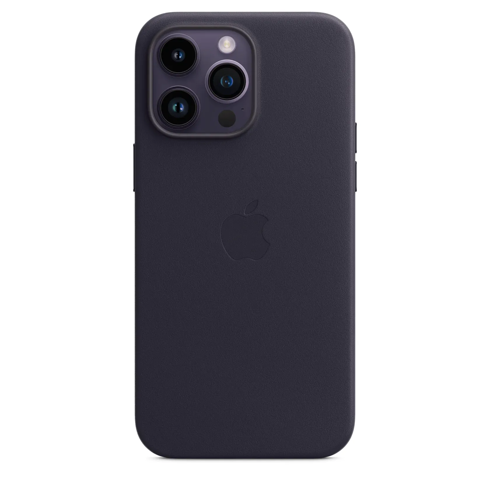 iPhone 15 Pro Leather Case (Not Magsafe) - Ink Blue