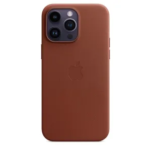 iPhone 15 Pro Leather Case (Not Magsafe) - Umber Brown
