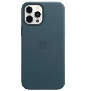 iPhone 15 Pro Leather Case with Magsafe (IC Animation Working) - Batalic Blue