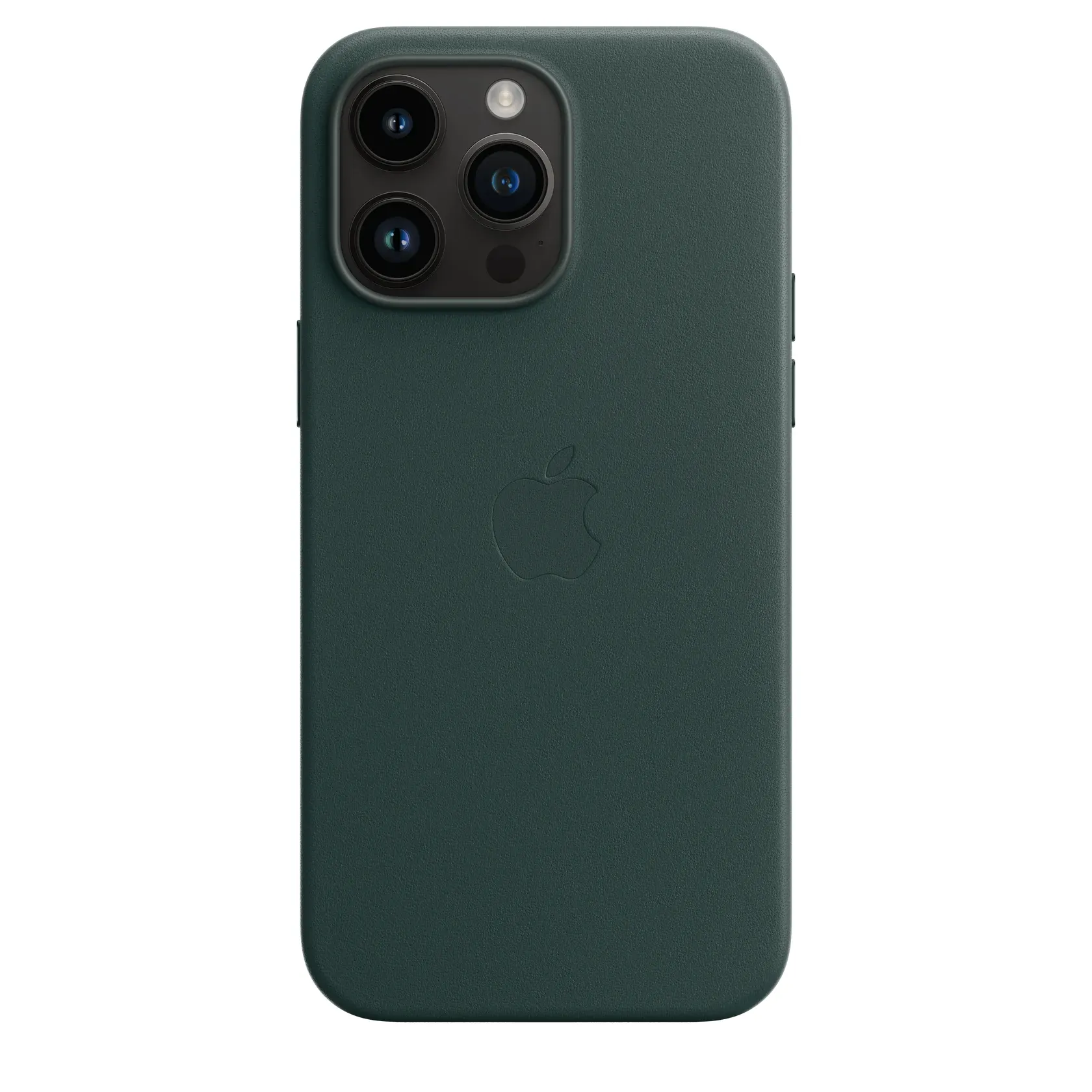 iPhone 15 Pro Leather Case with Magsafe (IC Animation Working) - Green